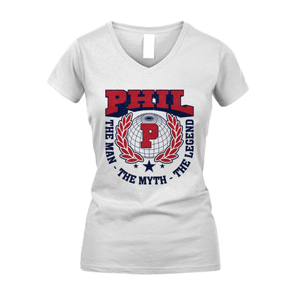 The Man The Myth The Legend Logo Shirt PHIL M1-30