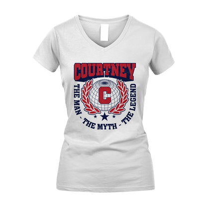 The Man The Myth The Legend Logo Shirt COURTNEY M1-30