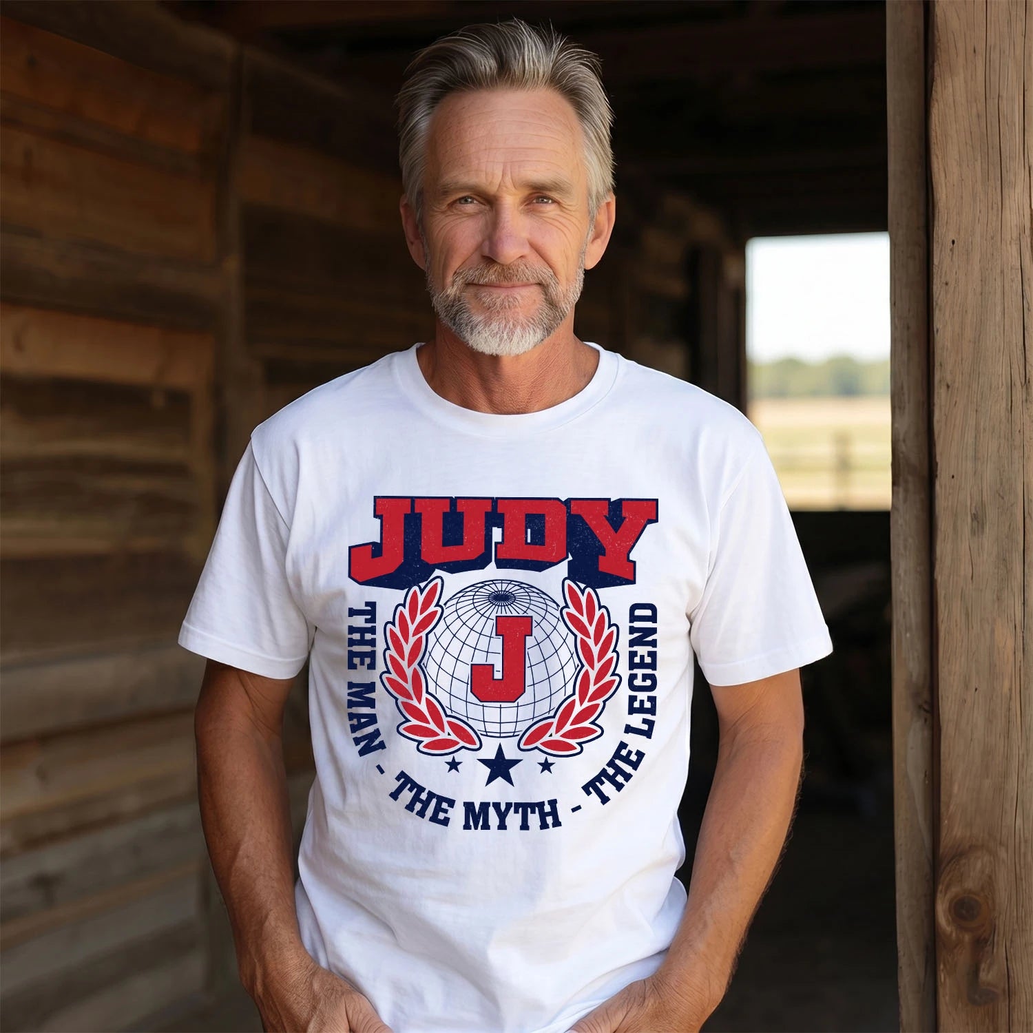 The Man The Myth The Legend Logo Shirt JUDY M1-30