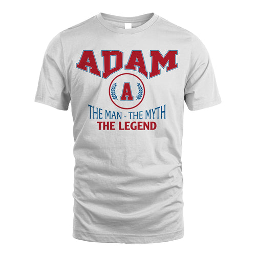 The Man The Myth The Legend Jet Style Shirt ADAM M1-9