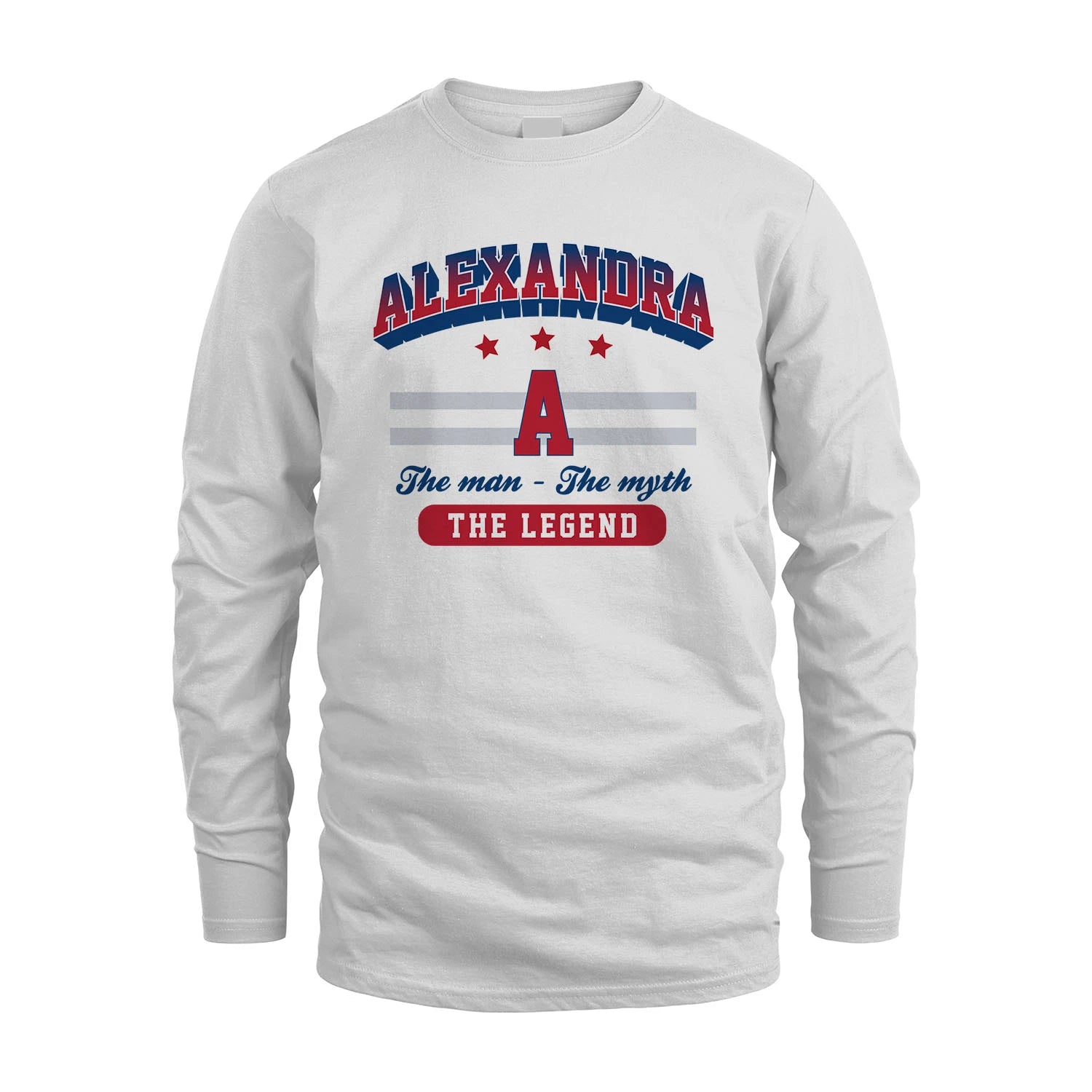 The Man The Myth The Legend With Your Name Shirt ALEXANDRA M1-35