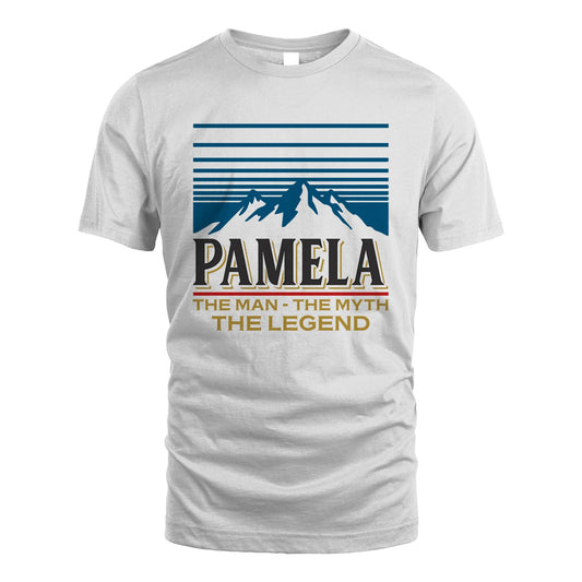The Man The Myth The Legend Vintage Mountain Shirt PAMELA M1-19