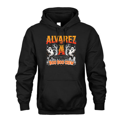 Boo Boo Crew Halloween Custom Name Shirt ALVAREZ M1-28