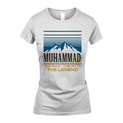 The Man The Myth The Legend Vintage Mountain Shirt MUHAMMAD M1-19