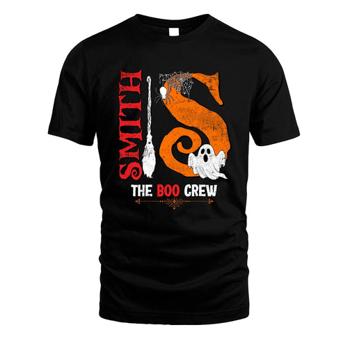 The Boo Crew Halloween With Your Name Shirt SMITH M1-23