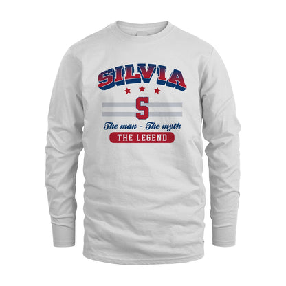 The Man The Myth The Legend With Your Name Shirt SILVIA M1-35