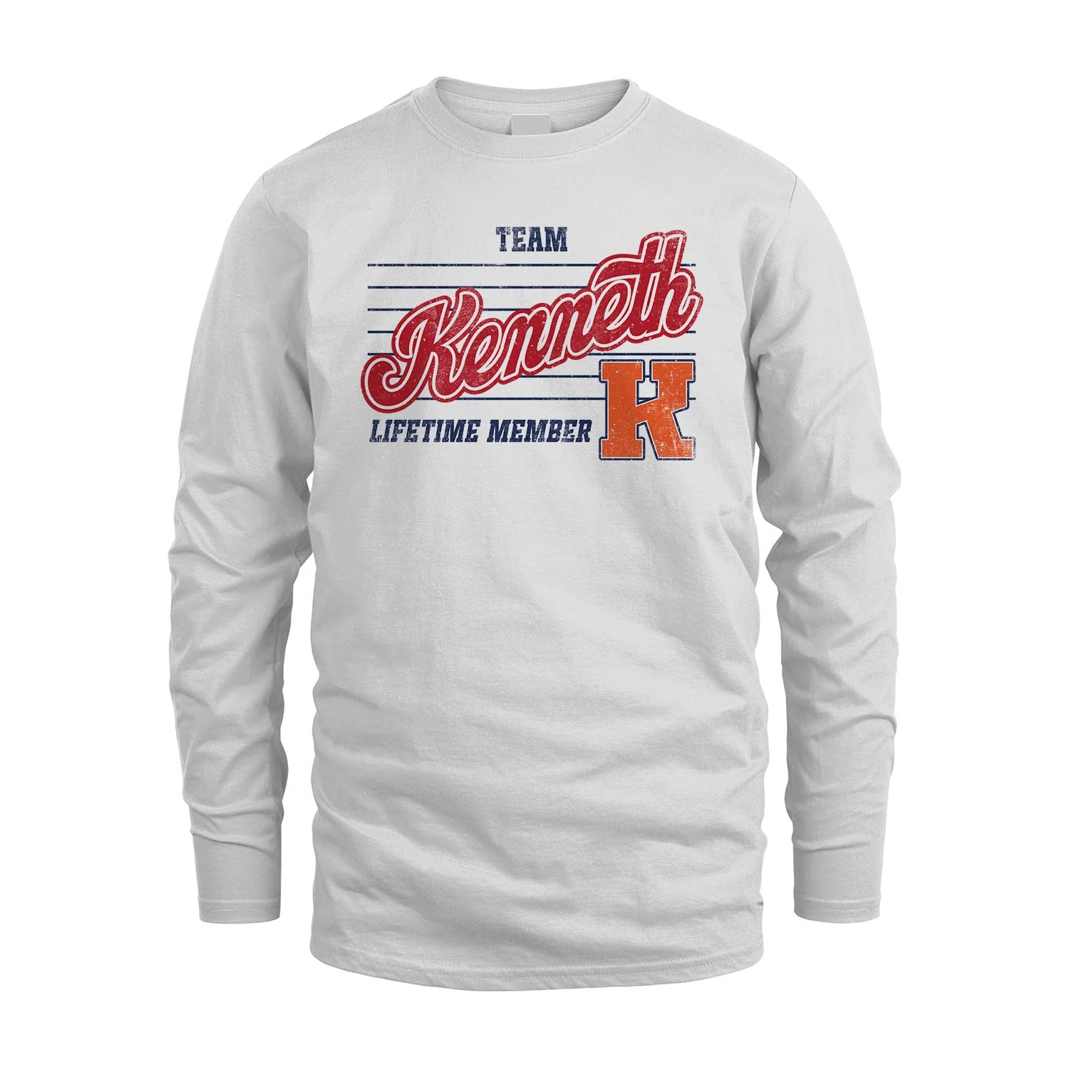 Team Your Name Lifetime Member Vintage Shirt KENNETH M1-24