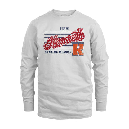 Team Your Name Lifetime Member Vintage Shirt KENNETH M1-24