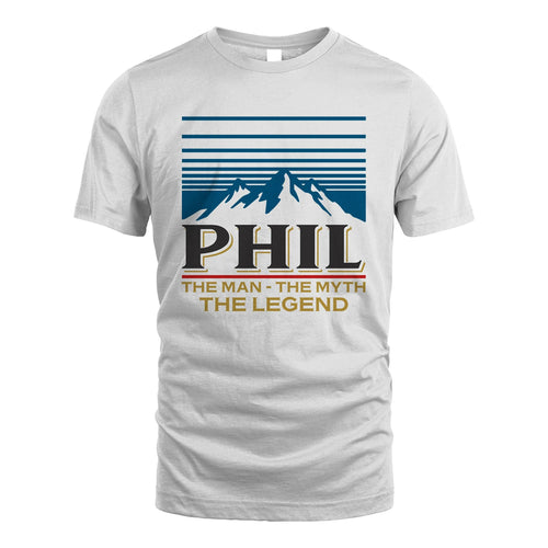 The Man The Myth The Legend Vintage Mountain Shirt PHIL M1-19