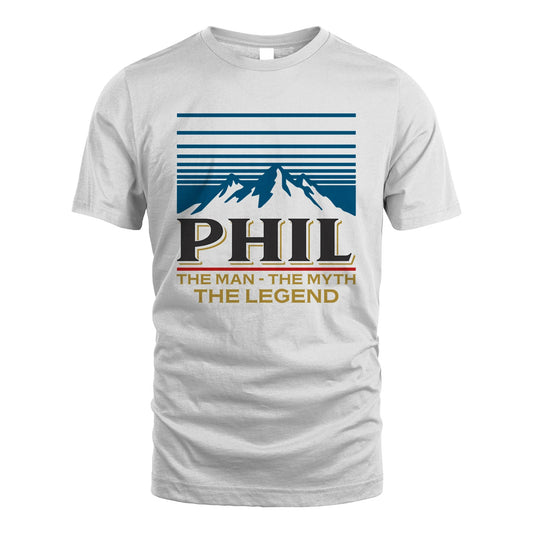 The Man The Myth The Legend Vintage Mountain Shirt PHIL M1-19