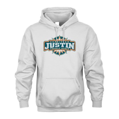 Certified Your Name Trouble Maker Shirt JUSTIN M1-36