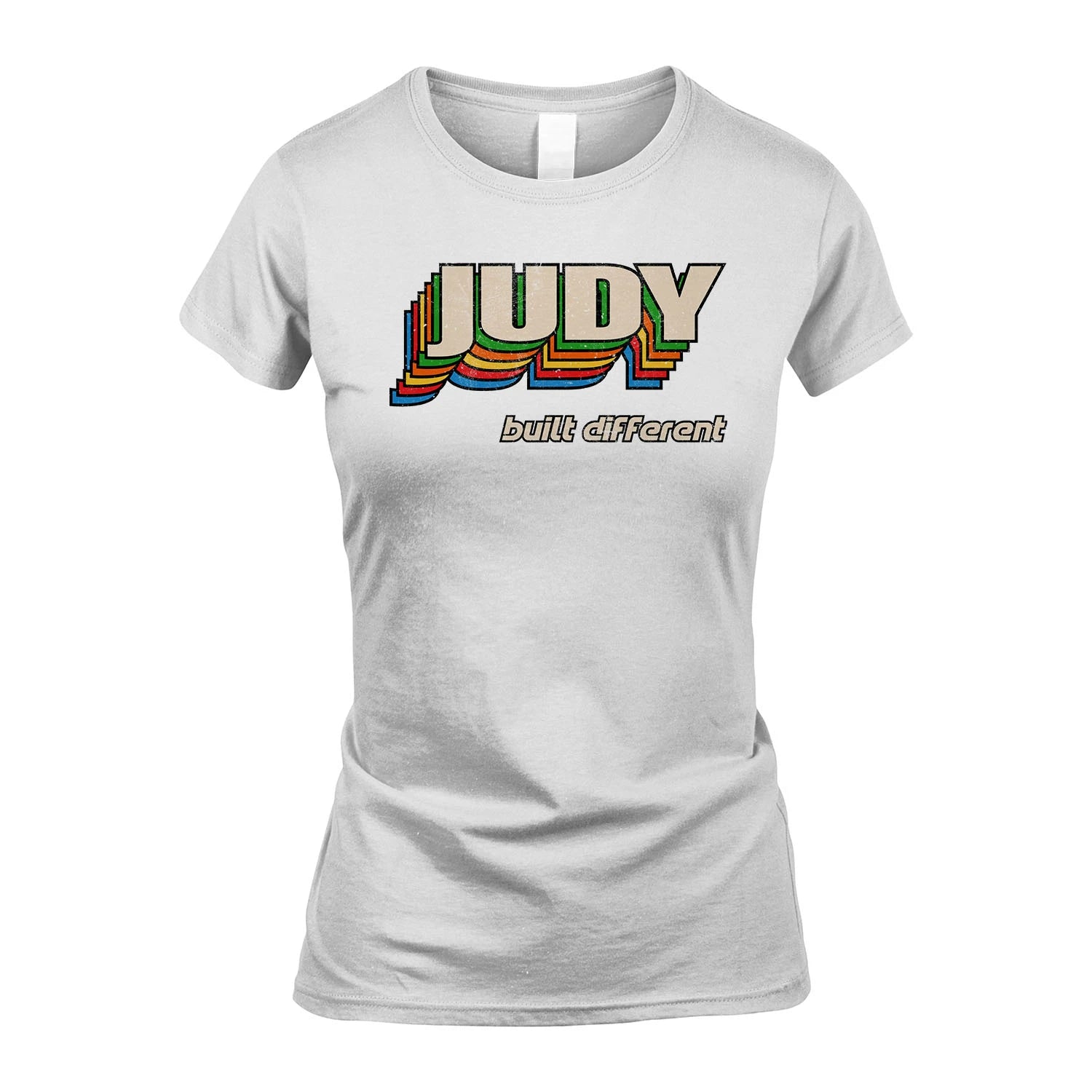 Your Name Built Different Retro Shirt JUDY M1-26