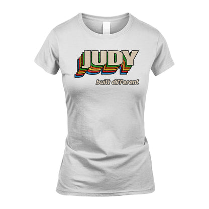 Your Name Built Different Retro Shirt JUDY M1-26