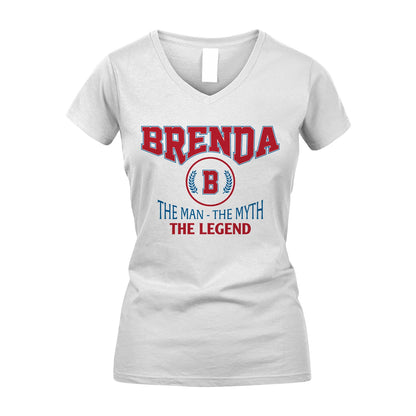 The Man The Myth The Legend Jet Style Shirt BRENDA M1-9