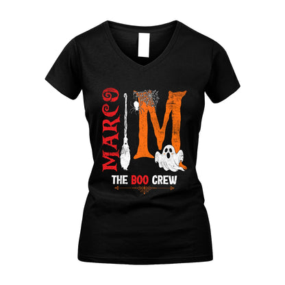 The Boo Crew Halloween With Your Name Shirt MARCO M1-23