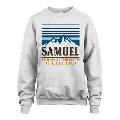 The Man The Myth The Legend Vintage Mountain Shirt SAMUEL M1-19