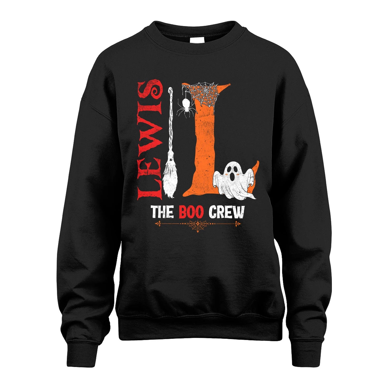 The Boo Crew Halloween With Your Name Shirt LEWIS M1-23