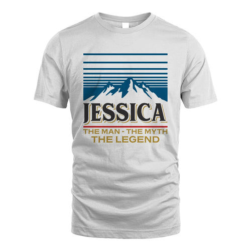 The Man The Myth The Legend Vintage Mountain Shirt JESSICA M1-19