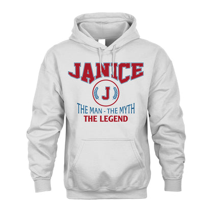 The Man The Myth The Legend Jet Style Shirt JANICE M1-9