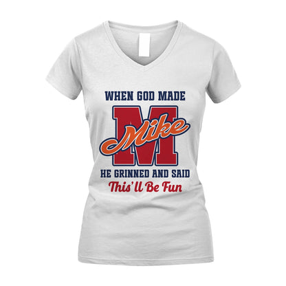 God Made Your Name Custom Shirt MIKE M1-16