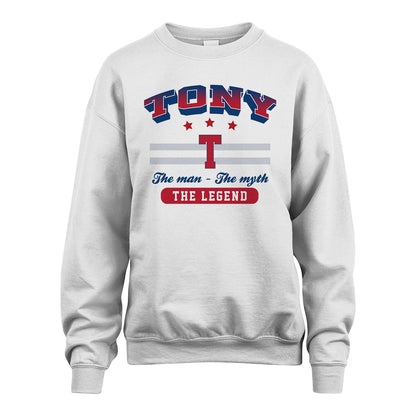 The Man The Myth The Legend With Your Name Shirt TONY M1-35