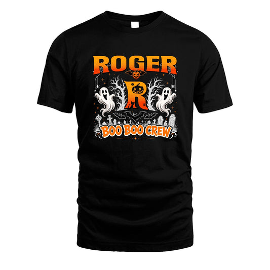 Boo Boo Crew Halloween Custom Name Shirt ROGER M1-28