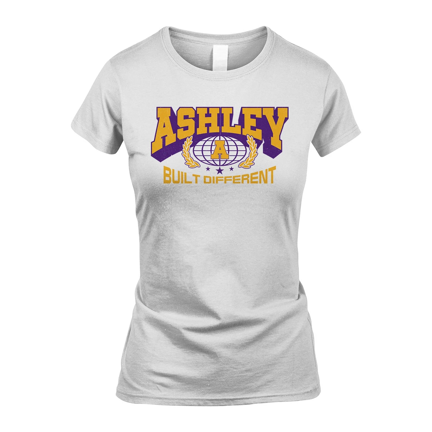 Your Name Built Different Sporty Shirt ASHLEY M1-32