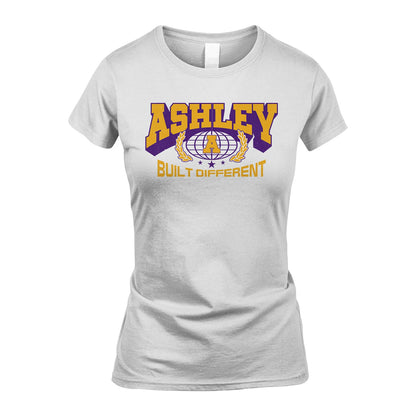 Your Name Built Different Sporty Shirt ASHLEY M1-32
