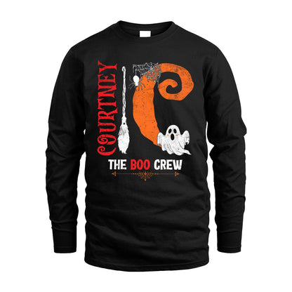 The Boo Crew Halloween With Your Name Shirt COURTNEY M1-23