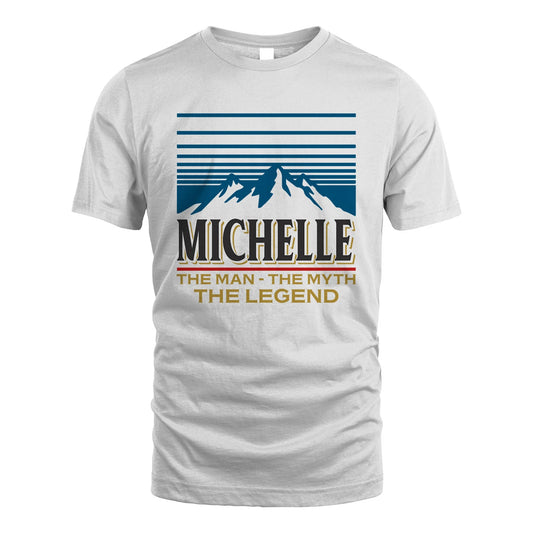 The Man The Myth The Legend Vintage Mountain Shirt MICHELLE M1-19