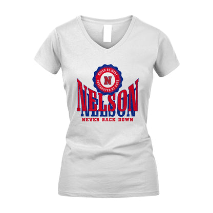 Your Name Never Back Down Shirt NELSON M1-33