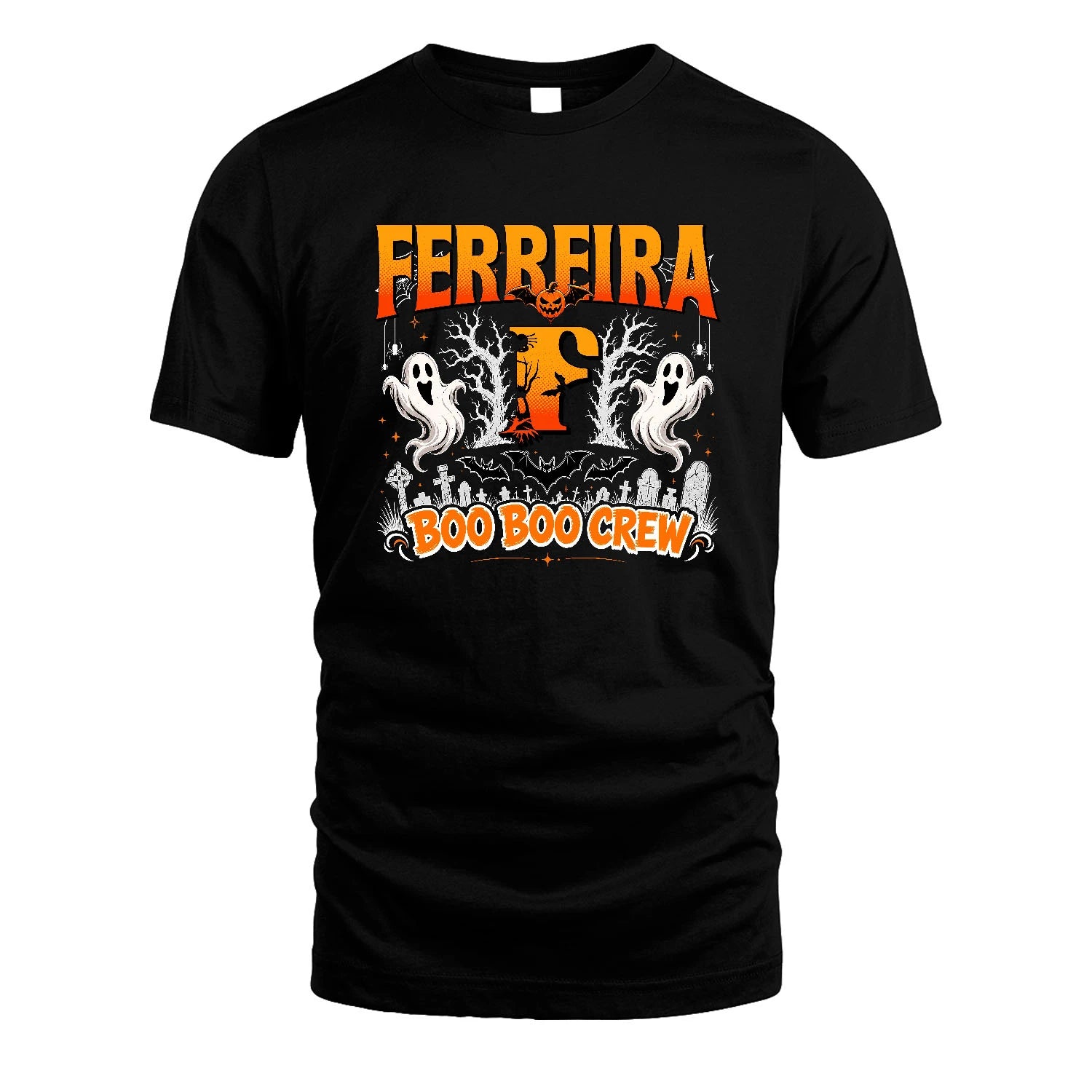 Boo Boo Crew Halloween Custom Name Shirt FERREIRA M1-28