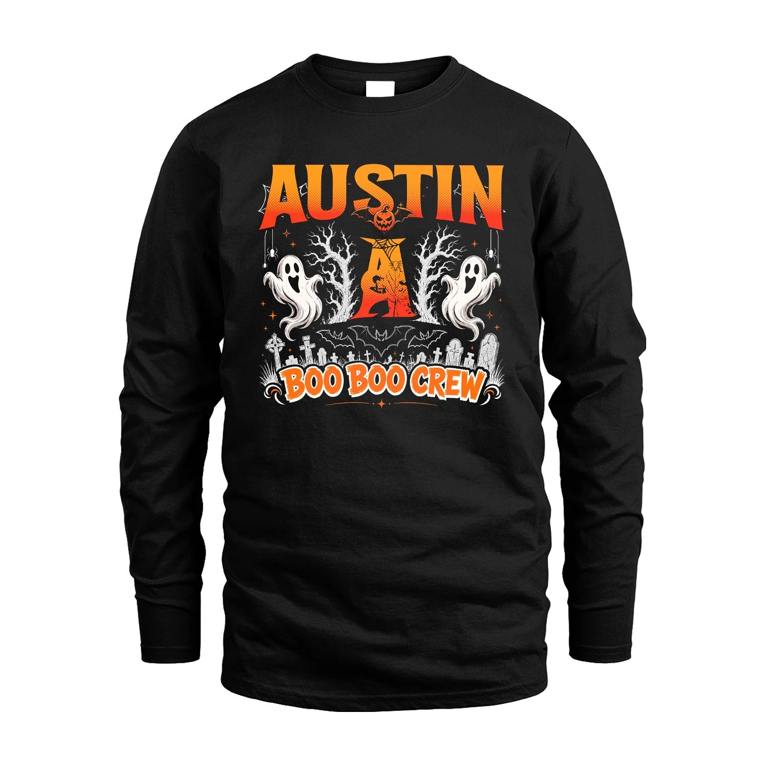Boo Boo Crew Halloween Custom Name Shirt AUSTIN M1-28