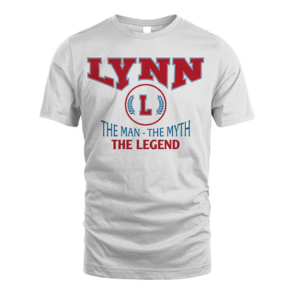 The Man The Myth The Legend Jet Style Shirt LYNN M1-9