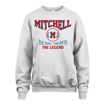 The Man The Myth The Legend Jet Style Shirt MITCHELL M1-9