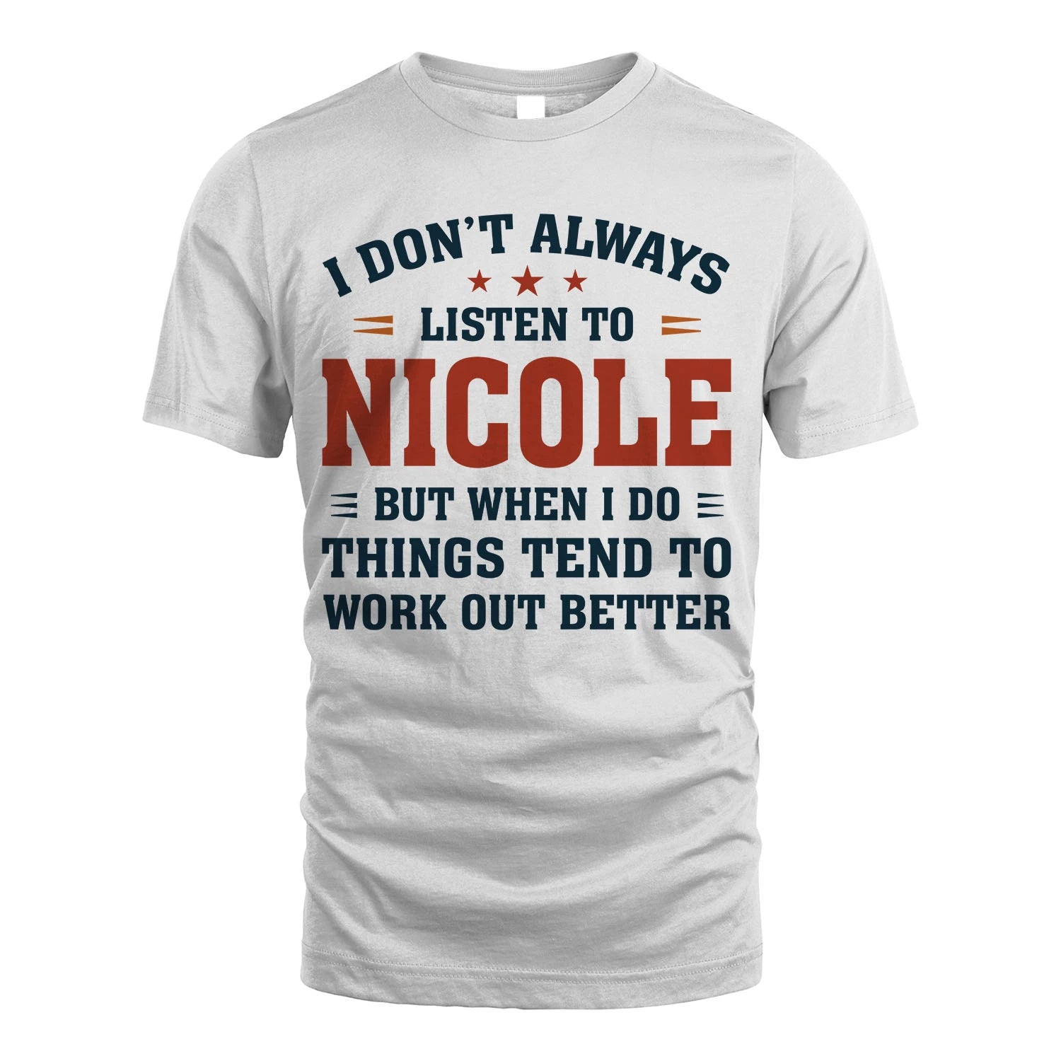 I Don't Always Listen To... NICOLE M1-2
