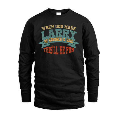 The Man The Myth The Legend Sporty Shirt LARRY M1-15