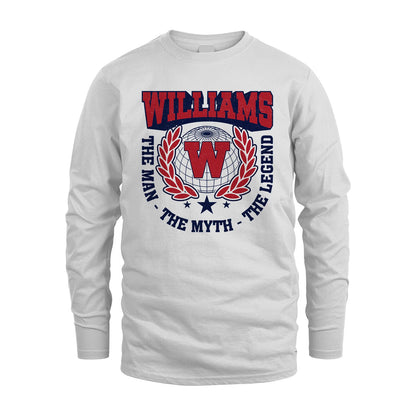 The Man The Myth The Legend Logo Shirt WILLIAMS M1-30