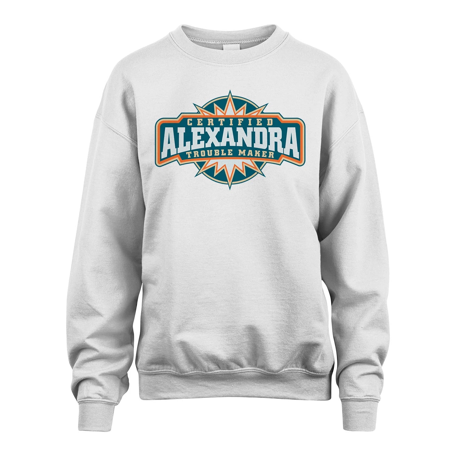 Certified Your Name Trouble Maker Shirt ALEXANDRA M1-36