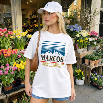 The Man The Myth The Legend Vintage Mountain Shirt MARCOS M1-19