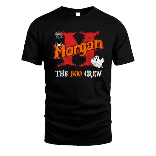 The Boo Crew Halloween Custom Name Shirt MORGAN M1-22