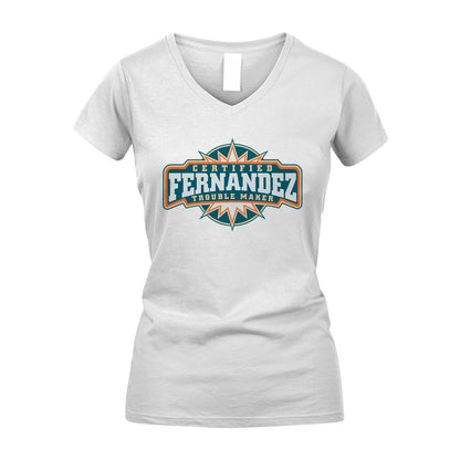 Certified Your Name Trouble Maker Shirt FERNANDEZ M1-36