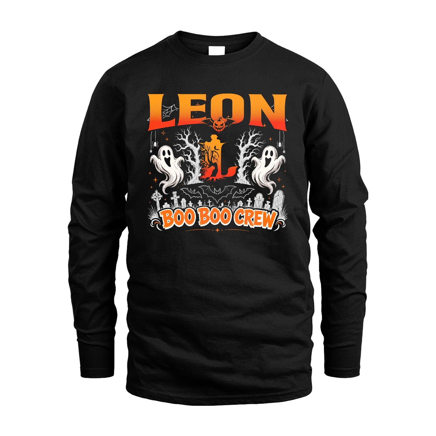 Boo Boo Crew Halloween Custom Name Shirt LEON M1-28