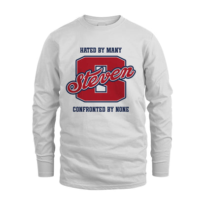 Hated By Many Confronted By None Personalized Name Shirt STEVEN M1-8