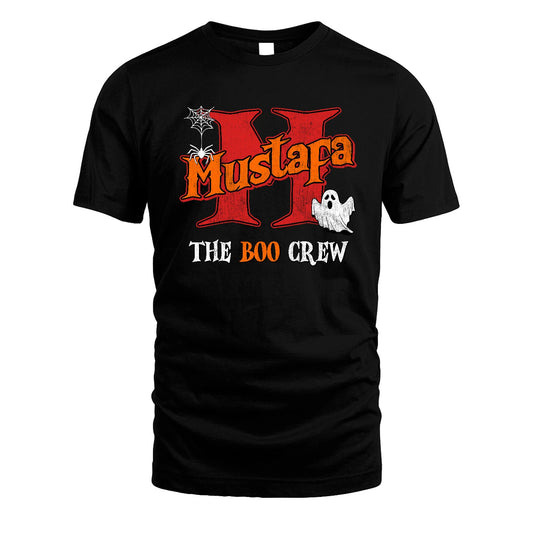 The Boo Crew Halloween Custom Name Shirt MUSTAFA M1-22