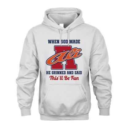 God Made Your Name Custom Shirt ALI M1-16