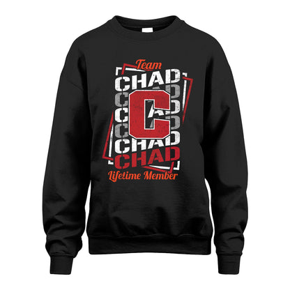 Team Your Name Lifetime Member Sporty Shirt CHAD M1-25