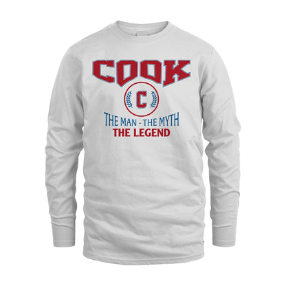 The Man The Myth The Legend Jet Style Shirt COOK M1-9