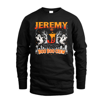 Boo Boo Crew Halloween Custom Name Shirt JEREMY M1-28