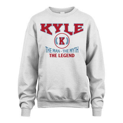 The Man The Myth The Legend Jet Style Shirt KYLE M1-9
